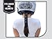BLACK Genuine Leather Motorcycle Hair Wrap Multiple Lengths 6