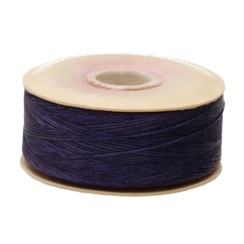 Fil de tissage perles violet foncé 0.15mm nylon ultra résistant anti-effilochage 105m