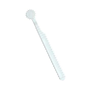 Baseline 12-1451-25 Clean Wheel Sterile Disposable Neurological Pinwheel, 25 Each, White
