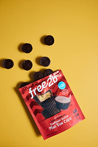 Free 2B Dark Chocolate Sun Cups Minis, Gluten-Free, Dairy-Free, Nut-Free And Soy-Free - 4.2 Oz (Pack Of 1) (Packaging May Vary) #TOP5
