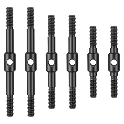 MORLORDY Steel Turnbuckles Camber Toe Links Set for 1/10 Drag Slash C10