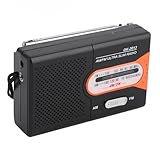 Tragbares AM/FM-Taschenradio mit Lautsprecher & Kopfhöreranschluss – Batteriebetriebenes Transistorradio, Kompakt, Klarer Empfang, Ideal für Zuhause, Reisen, Camping, Wandern