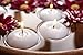 CandleNScent Unscented Floating Candles | 3 Inch - Fits in 3 Inch Vase and above | White| Floats On Water | Pack of 3