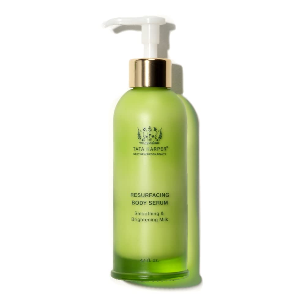 Tata Harper Resurfacing Body Serum, Smoothing and Brightening Milk, 100% Natural, Made Fresh in Vermont, 125ml