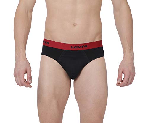 Image of Levi's Men Cotton 019 Classic Brief with Contoured Double Pouch, Tag Free Comfort & Smartskin Technology (Pack of 2)