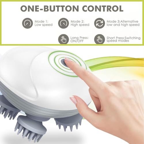 Image of Philips Head Massager For Scalp, Scalp Massage, Electric Scalp Massager, Hair Massager For Hair Growth, Body Massager