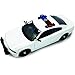 Dodge Charger Pursuit Unmarked White Police Car 1/24 Model Car by Motormax