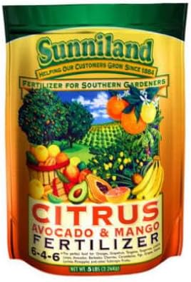 SUNNILAND 120236 Citrus, Avocado and Mango Fertilizer, 5 lb