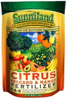SUNNILAND 120236 Citrus, Avocado and Mango Fertilizer, 5 lb