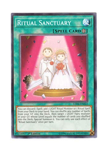 Amazon.co.jp: 遊戯王 英語版 LED4-EN022 Ritual Sanctuary 祝福の教会