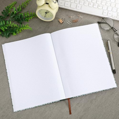 Carnet de notes papier graphique 96 feuilles couverture marbrée verte - 8