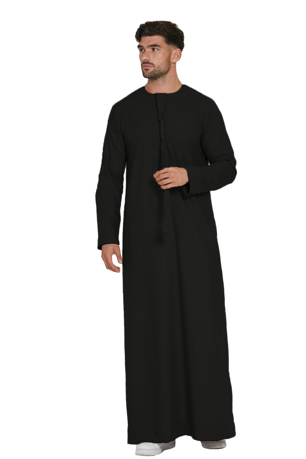 RAHMA Mens Emarati Thobe, Kandura, Traditional Dishdasha, Hand Stitched in Premium Fabric