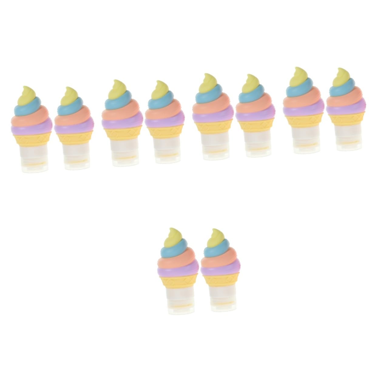 Didiseaon 5 Set Salse Per Insalata Spremere Bottiglie Condimento Pentola Gadget Mini Bottiglie Di Salsa Spremere Le Bottiglie Immediato Bottiglie Per Condimenti Gel Di Silice 2 Pezzi * 5