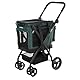 Carlett - Cube P Kiefer | 3 in 1 Transporttasche für Tiere | Roulette-Transporttasche | Sicherheit Frein | Wasserdichtes Gewebe | Peut être kombiniert mit Einer Tüte Kursen | Vert foncé