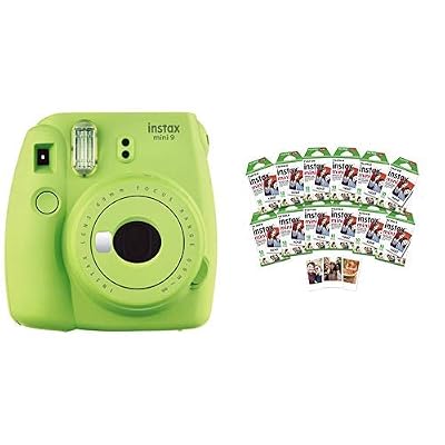 Fujifilm Instax Mini 9 Instant Camera - Lime Green with Value Pack - 60 Images