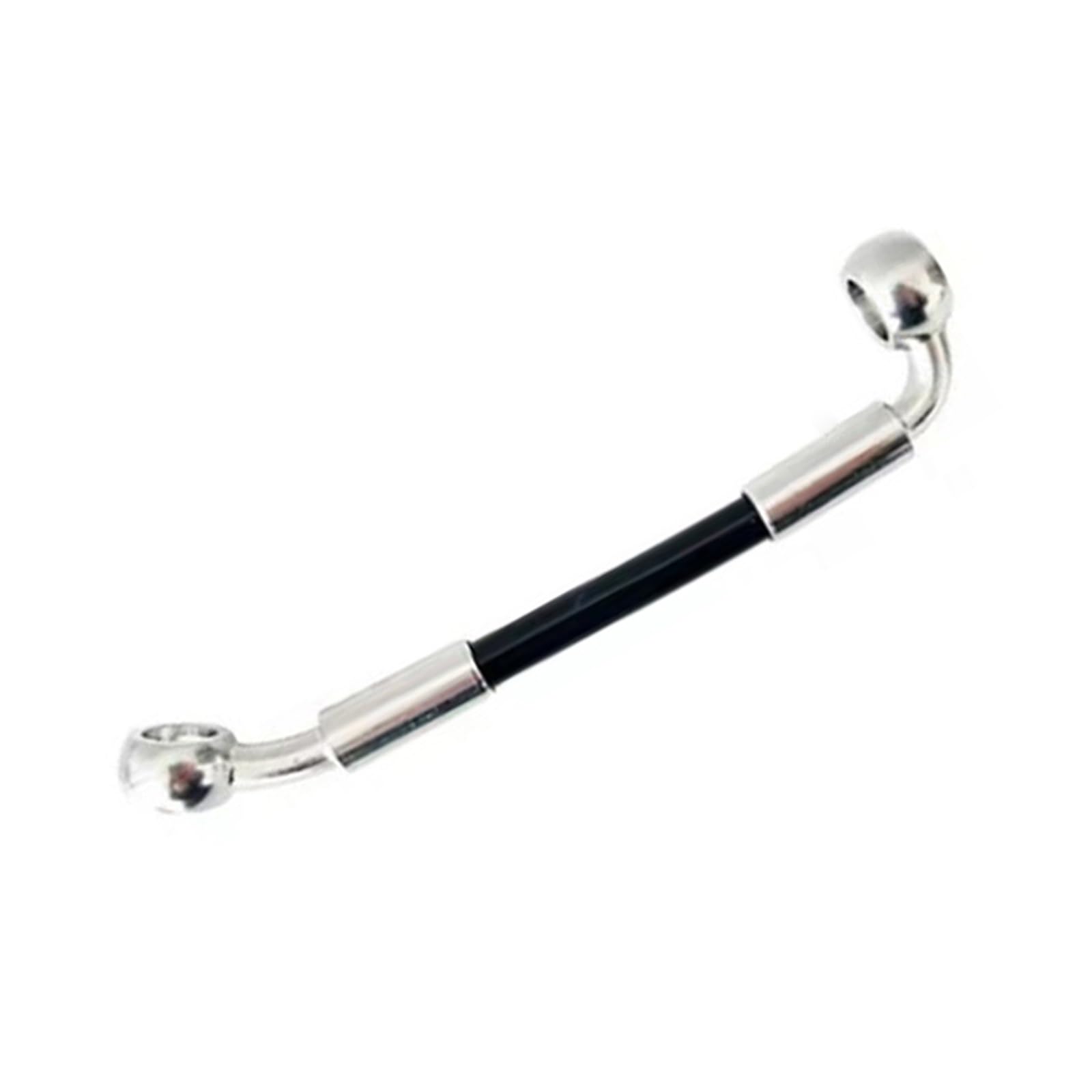 Shqxd One Color Hydraulic Brake Hose 10Cm-500Cm Motorcycle Stainless Steel Braided Brake Hose Hydraulic Oil Pipe 28°-90° M8 Accessories(300Cm)