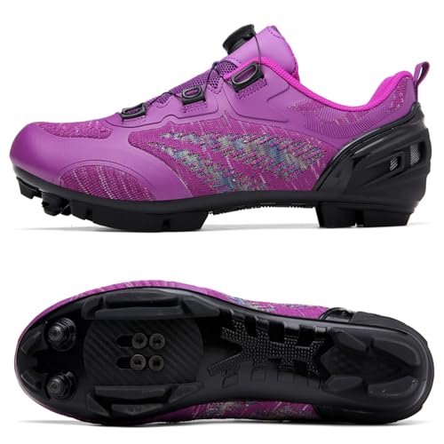Zapatillas de ciclismo MTB mujer NGARY con calas de senderismo exterior para pedales SPD 2
