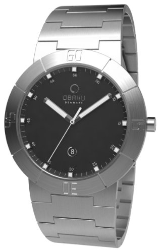 Preisvergleich Produktbild Obaku Harmony Herren-Armbanduhr XL Analog Edelstahl V140GCBSC
