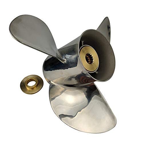 ARKDOZA 13 Tooth Stainless Steel Propeller, 13 1/4" x 17"