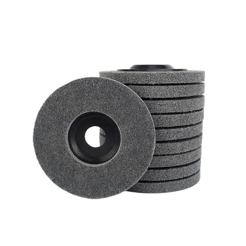 Roue de polissage 115mm en nylon pour un meulage sans rayures sur métal