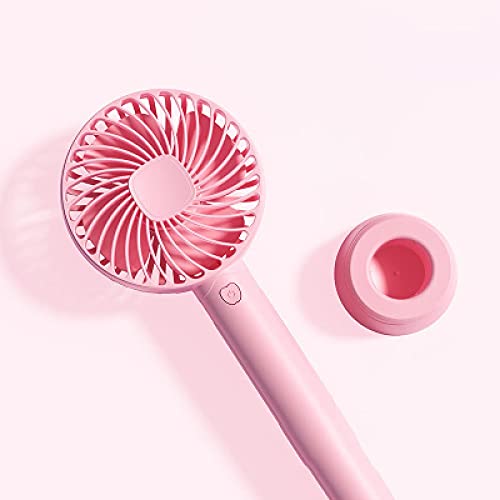 WEICHENG Ventilador USB de mano, mini recargable, portátil, silencioso, pequeño ventilador eléctrico de mano [1200 mA] con una duración de batería de 3-5 horas 【1200″ Cover