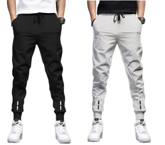 riksaw Track Pants for Mens || Joggers for Mens || Men's Sports Regular Fit Polyester Track Pant with Two Side Zipper Pockets MT_LL15-picture-19