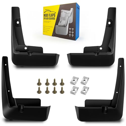Image of Mud Flaps Compatible with Toyota Sienna 2021 2022 2023, Dedicated Mudguard for Four Seasons Universal Protection, Front and Rear