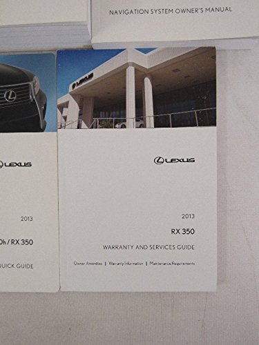Lexus RX350 Warranty and Services Guide