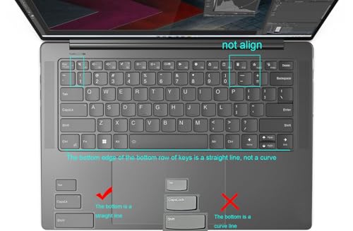 Protector de Silicone para Teclado Lenovo Yoga Slim 14.5" miniatura 2