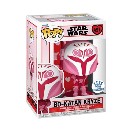 Funko POP! Star Wars: Valentines - BO-Katan - BO Katan - The Mandalorian - Vinyl-Sammelfigur - Geschenkidee - Offizielle Handelswaren - Spielzeug Für Kinder und Erwachsene - TV Fans