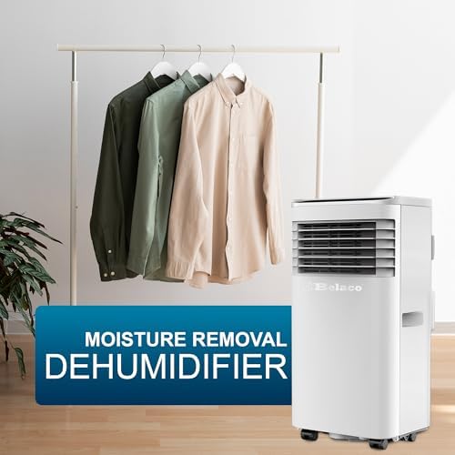 9000 BTU Portable Air Conditioner with Dehumidifier & Remote - Image 4