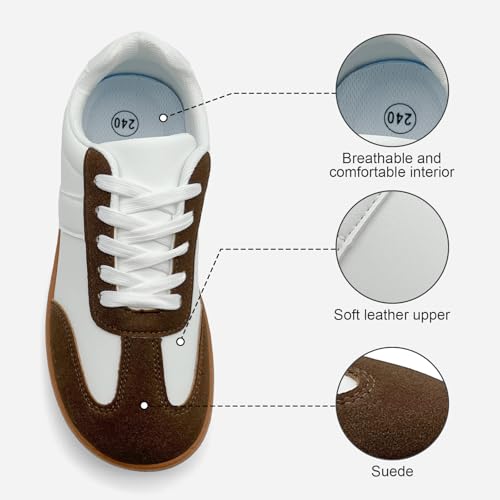 Fashion Sneakers for Women Men, Classic Casual Retro Trainer Shoes Low-Top Comfortable Breathable Walking Flat Tennis Shoes2