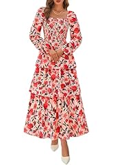 Floral Orange Pink Red