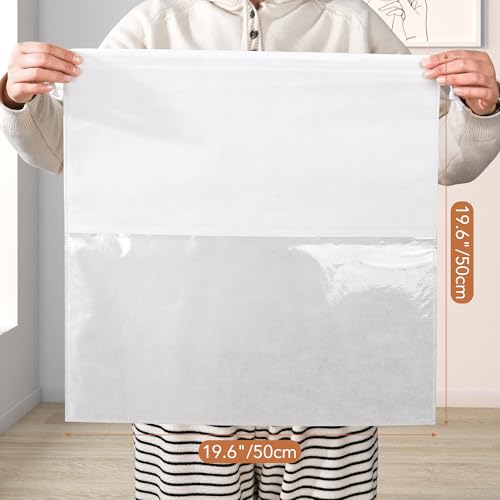 Pack of 10 Dust Cover Storage Bags Drawstring Bags for Handbags Shoulder Bags Purses Shoes Boots (19.6"x19.6")2