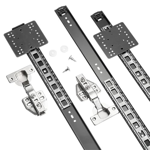 Charnière garde-robe suspendue sur rail coulissant caché pour dressing de chambre