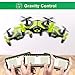 Mini Drone with Camera Drones for Kids Beginners, RC Quadcopter with App FPV Video, Voice Control, Altitude Hold, Headless Mode, Trajectory Flight, Foldable Kids Drone Boys Gifts Girls Toys-Green
