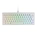 Mars Gaming MKMINIPRO, Español, Teclado Mecánico Compacto 60%, Switches Mecánicos Hot-Swappable, Iluminación RGB Chroma, Teclado Gaming Antighosting, Multiplataforma, Switch Silencioso, Blanco