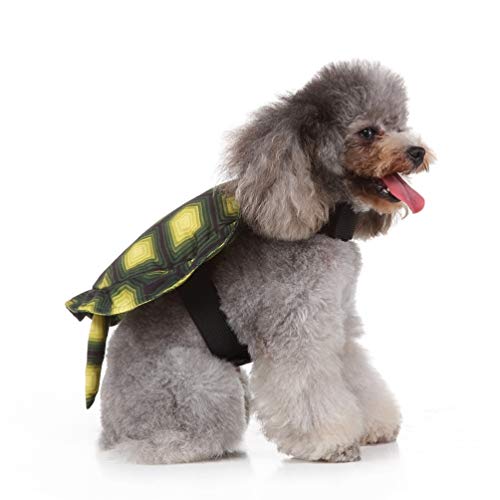 Ukcoco Pet Halloween Costume, Turtle Shell Backpack Funny Cosplay Clothes Photo Props For Dog Puppy #TOP7