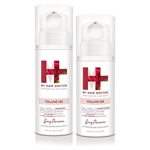 My Hair Doctor Shampoo (250ml), & Conditioner (200ml) Duo Set for Fine, Thinning, Hair Thickening Volume-ise Maximiser, Sulphate Free, Vegan Haircare Cover