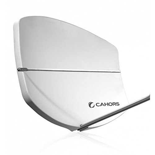 Cahors Parabole Multisatellite BIG BISAT Blanche avec 4 Supports sans LNB