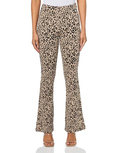 HUGO Women's Nalentine Flared Jacquard Trousers