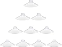 Vista 12 de 30 ventosas grandes de 2.165 in transparentes gruesas sin ganchos sin agujeros, almohadillas de plástico PVC de resistencia profesional