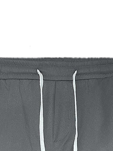 WDIRARA Men's Drawstring Waist Cargo Pants Oversized Casual Streetwear Trousers with Pocket4