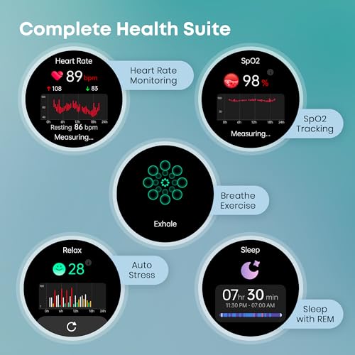 Fastrack Astor FR2 Pro Smart Watch, 1.43” AMOLED Display, 466 * 466 Pixel Resolution, SingleSync BT Calling, AI Voice Assistant, 100+ Sports Modes and Smartwatch Faces, IP68 (Black) (Image - 5)