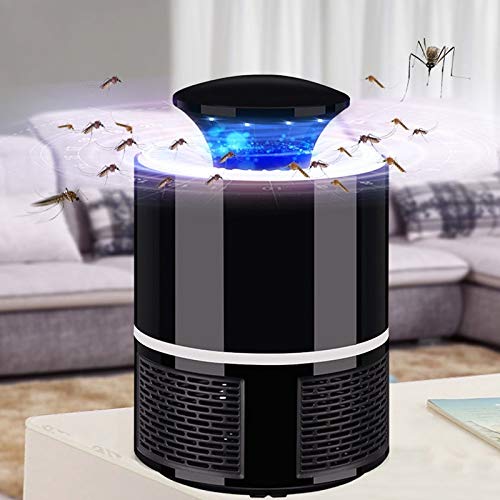 Mosquito Killer Nowa inteligentna dioda LED Uv Elektryczna przeciw komarom USB Charge Bezszumowa czarna