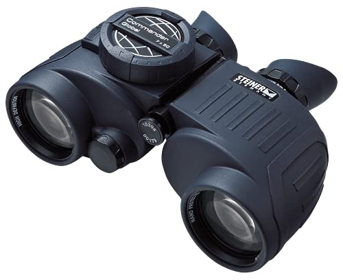 Image of Steiner Commander Series 7x50 Marine Binoculars, Performance Marine Optics to Navigate Low Light or Fog, with Global Compass