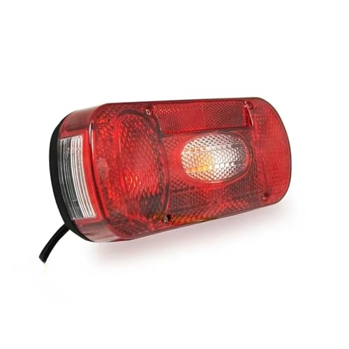 Luces traseras 12V para coche y remolque con juego de 2 pilotos de 5 funciones para freno