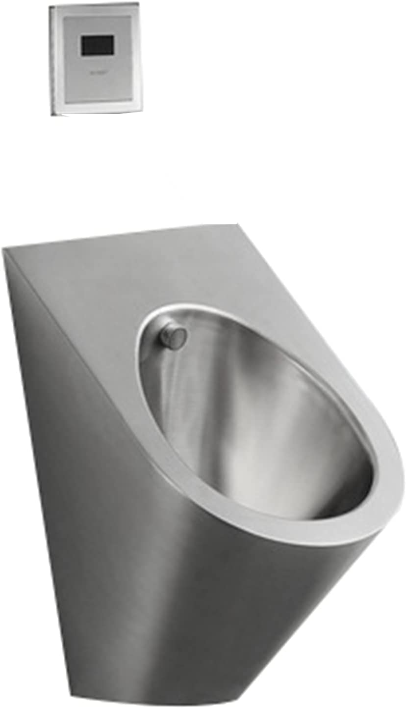 GTHTUHFD Wall-Mounted Stainless Steel Urinal, High-Efficiency Induction Flushing Men'S Urinal Bathroom Accessories,C,C