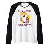 Shiba Inu Dog With Bubble Tea Quote Design