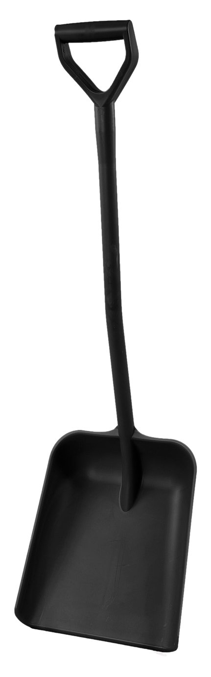 FBK 14104 6 Pala Monobloc, Mango Corto, 330 x 380 x 1120 mm, Negro